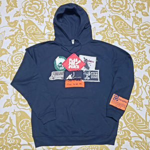 One of a (Men's L) Patch Collage Hoodie by Carly Carte – STAY