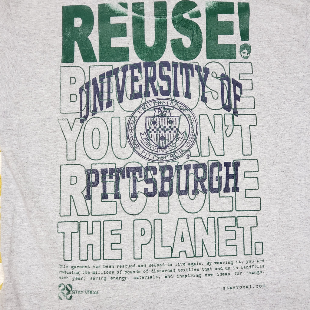 One of a Kind (Men's S) REUSE! University of Pittsburgh  T-Shirt