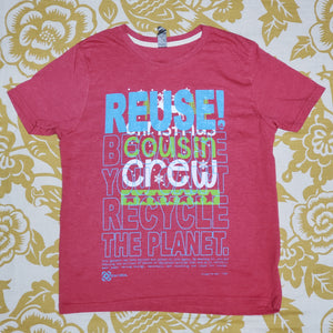 One of a Kind (Kid's L) REUSE! Christmas Cousin Crew T-Shirt