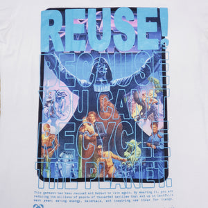 One of a Kind (Women's L) REUSE! Star Wars Darth Vader Cheer T-Shirt