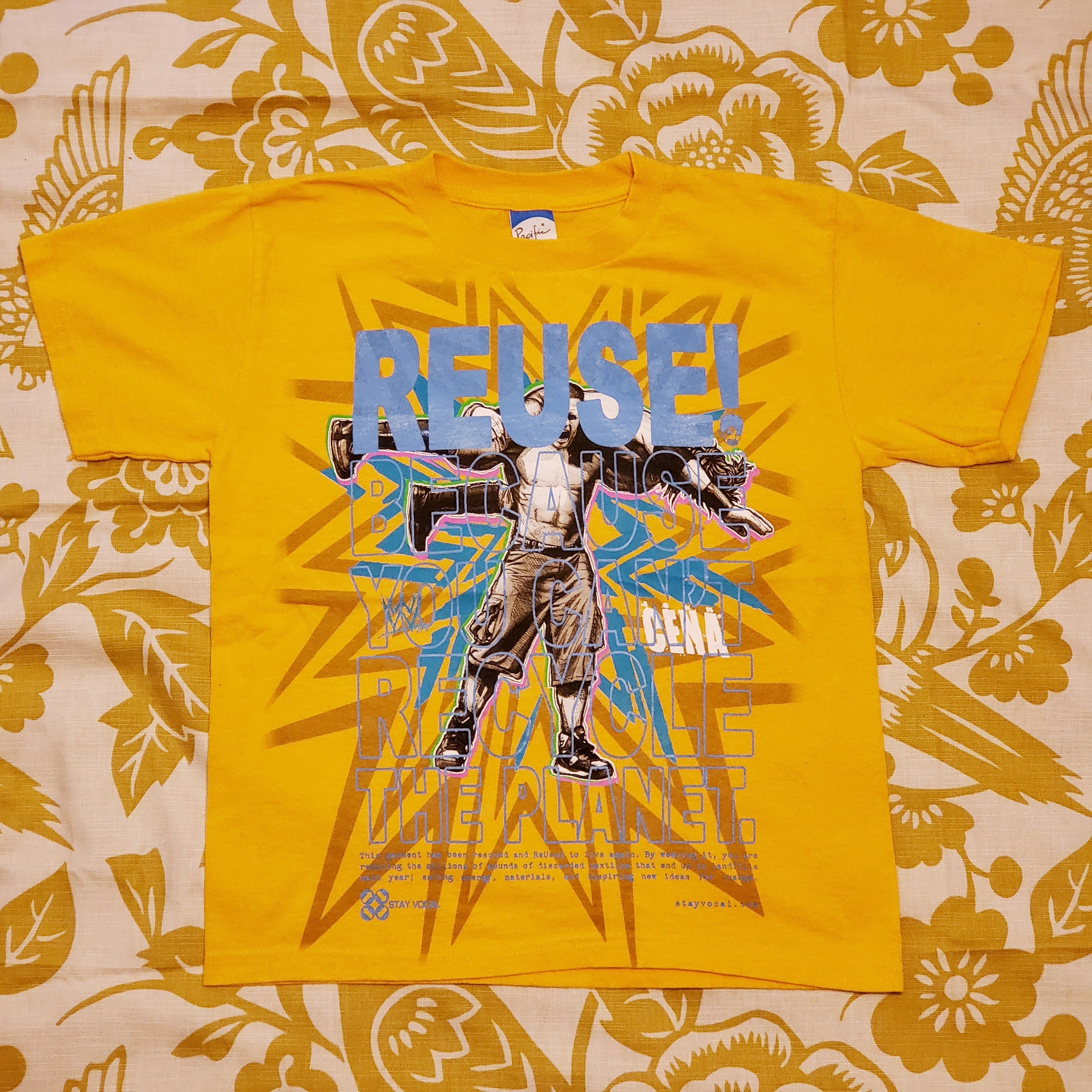 One of a Kind (Kid's S) REUSE! John Cena Body Slam T-Shirt