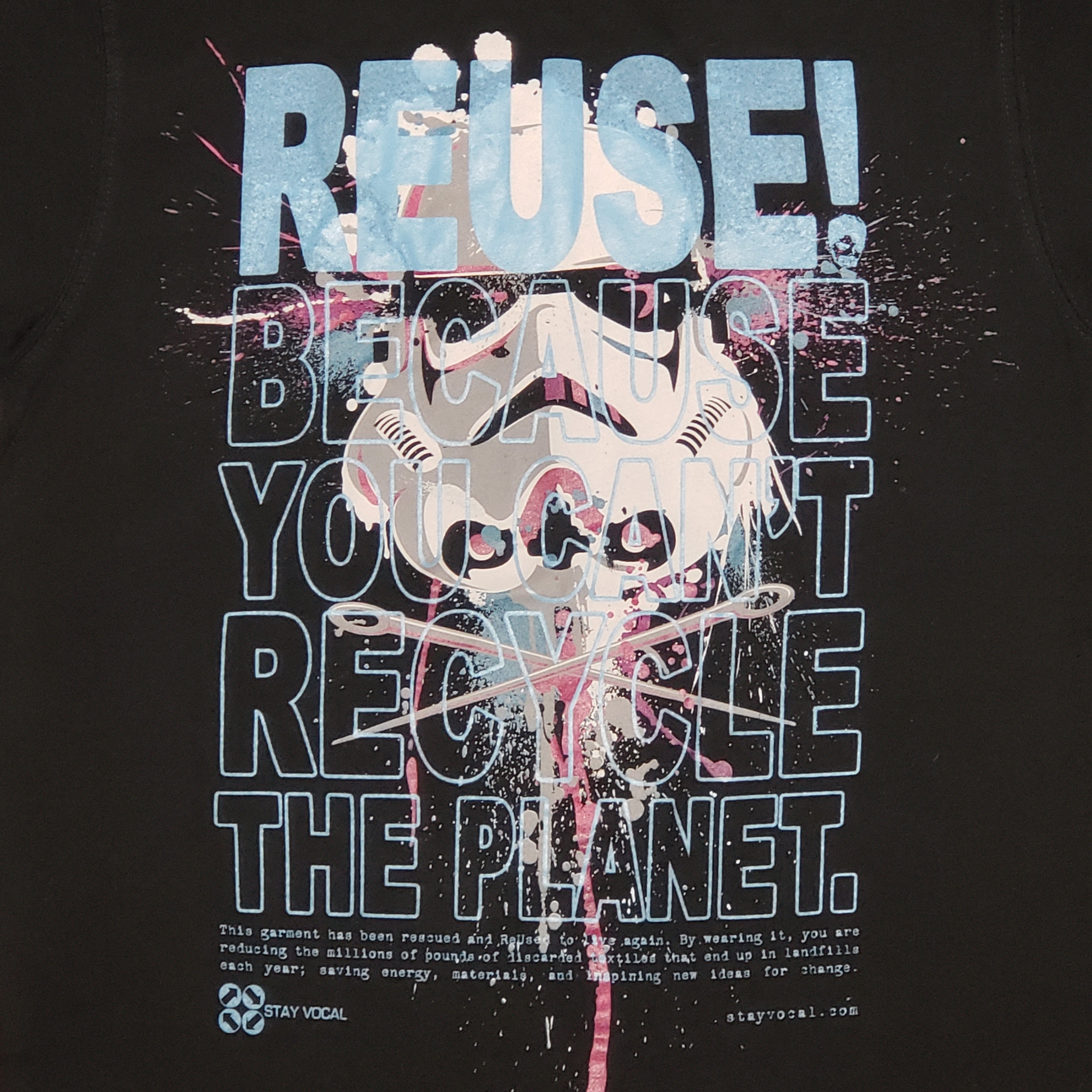 One of a Kind (Men's S) REUSE! Star Wars Trooper Splatter T-Shirt