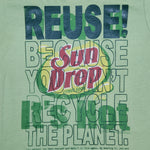 One of a Kind (Women's L) REUSE! Sun Drop T-Shirt