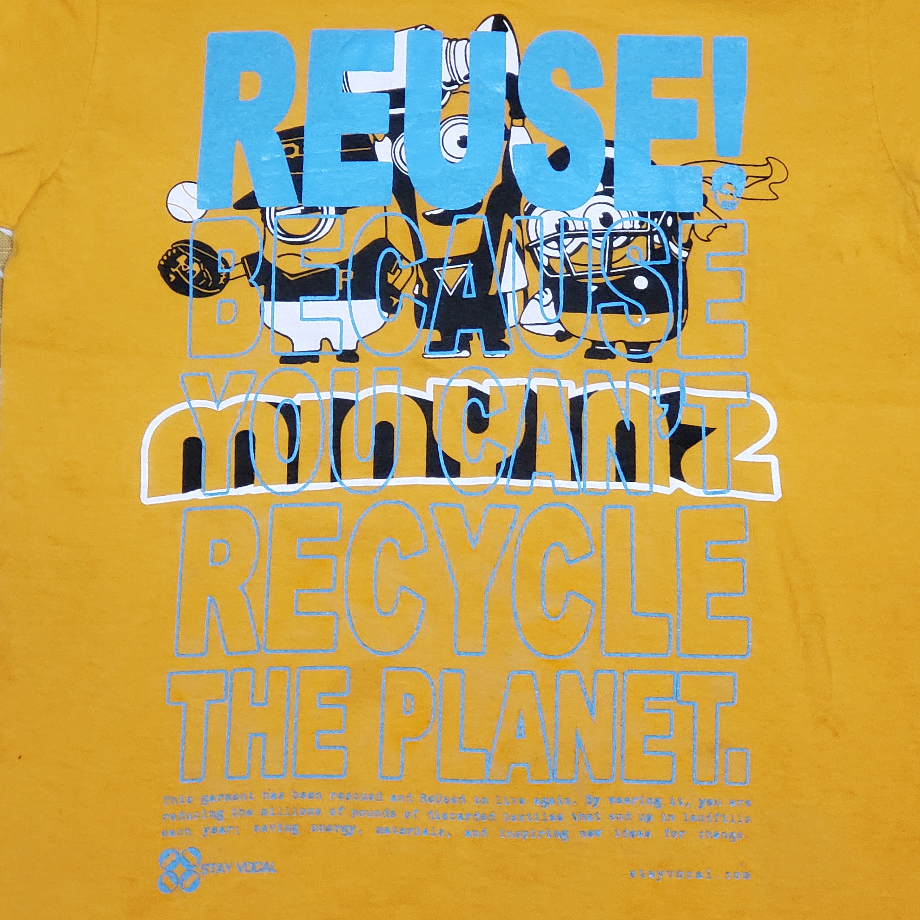 One of a Kind (Kid's L) REUSE! Pittsburgh Sports Minyinz T-Shirt