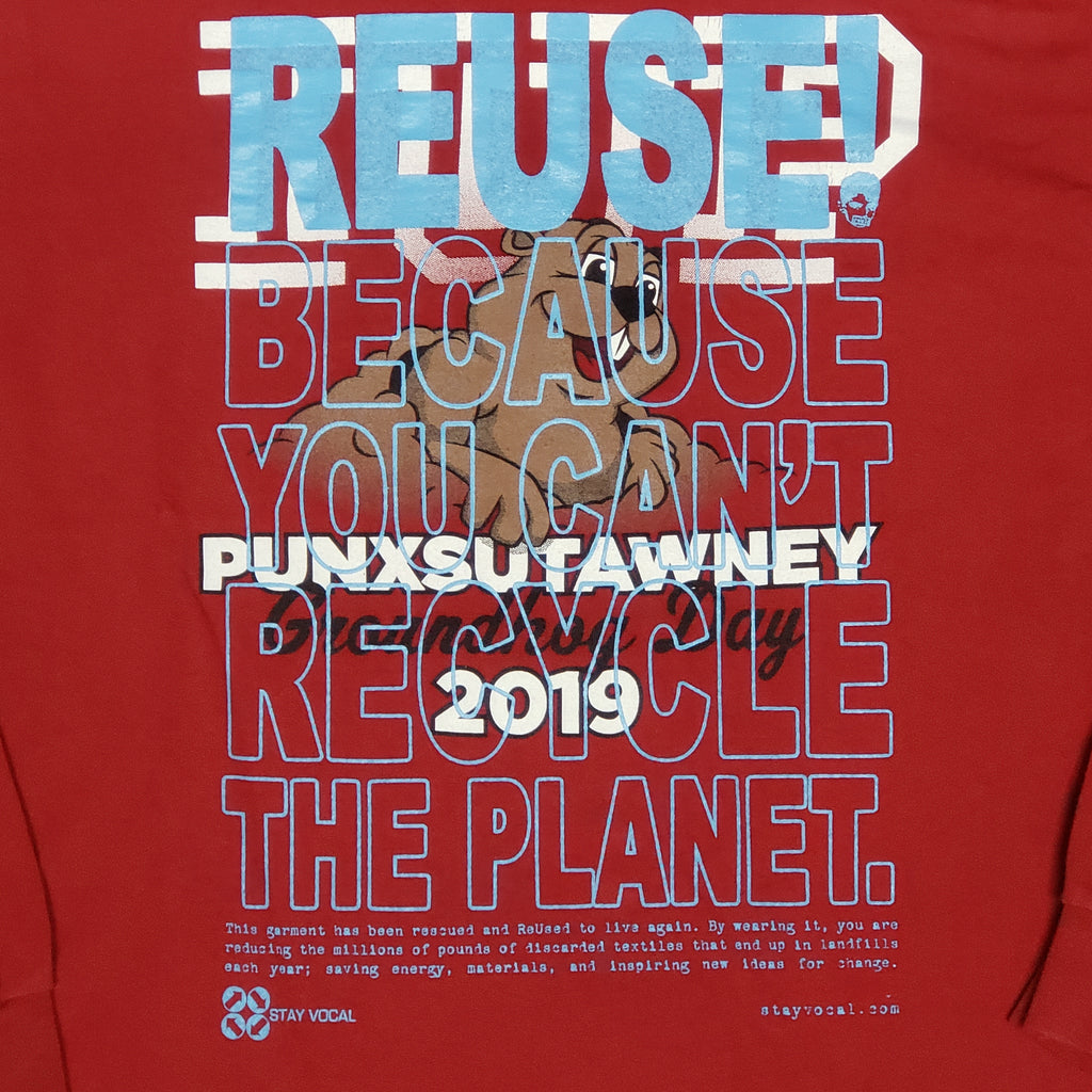 One of a Kind (Men's M) REUSE! Punxsutawney PA Groundhog Day 2019 Long Sleeve T-Shirt