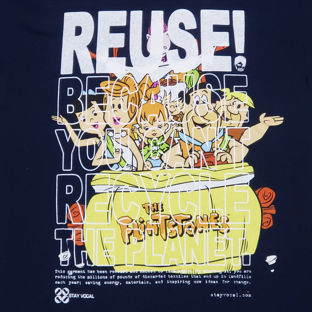 One of a Kind (Men's S) REUSE! The Flintstones T-Shirt