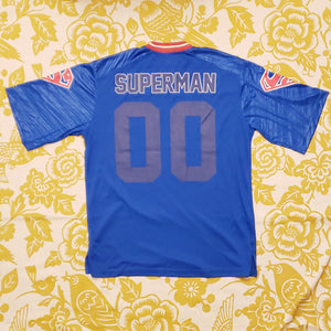 One of a Kind (Men's L) REUSE! Superman Football Jersey
