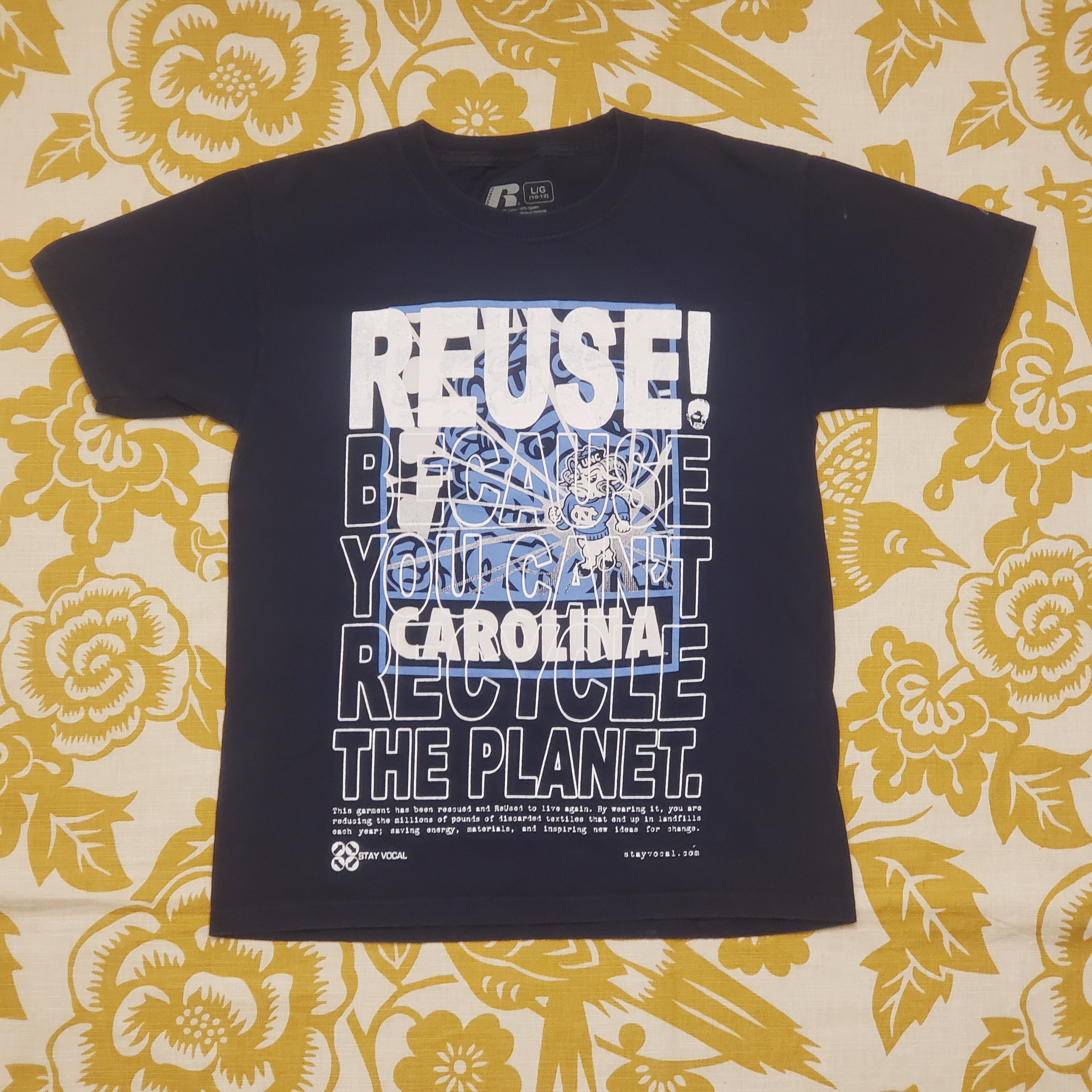 One of a Kind (Kid's L) REUSE! UNC Ram T-Shirt