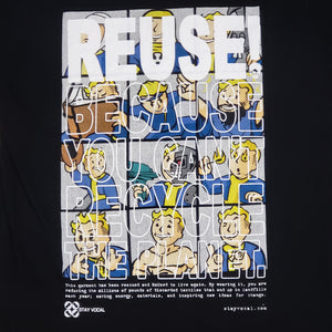 One of a Kind (Men's S) REUSE! Fallout Shelter Video Game T-Shirt