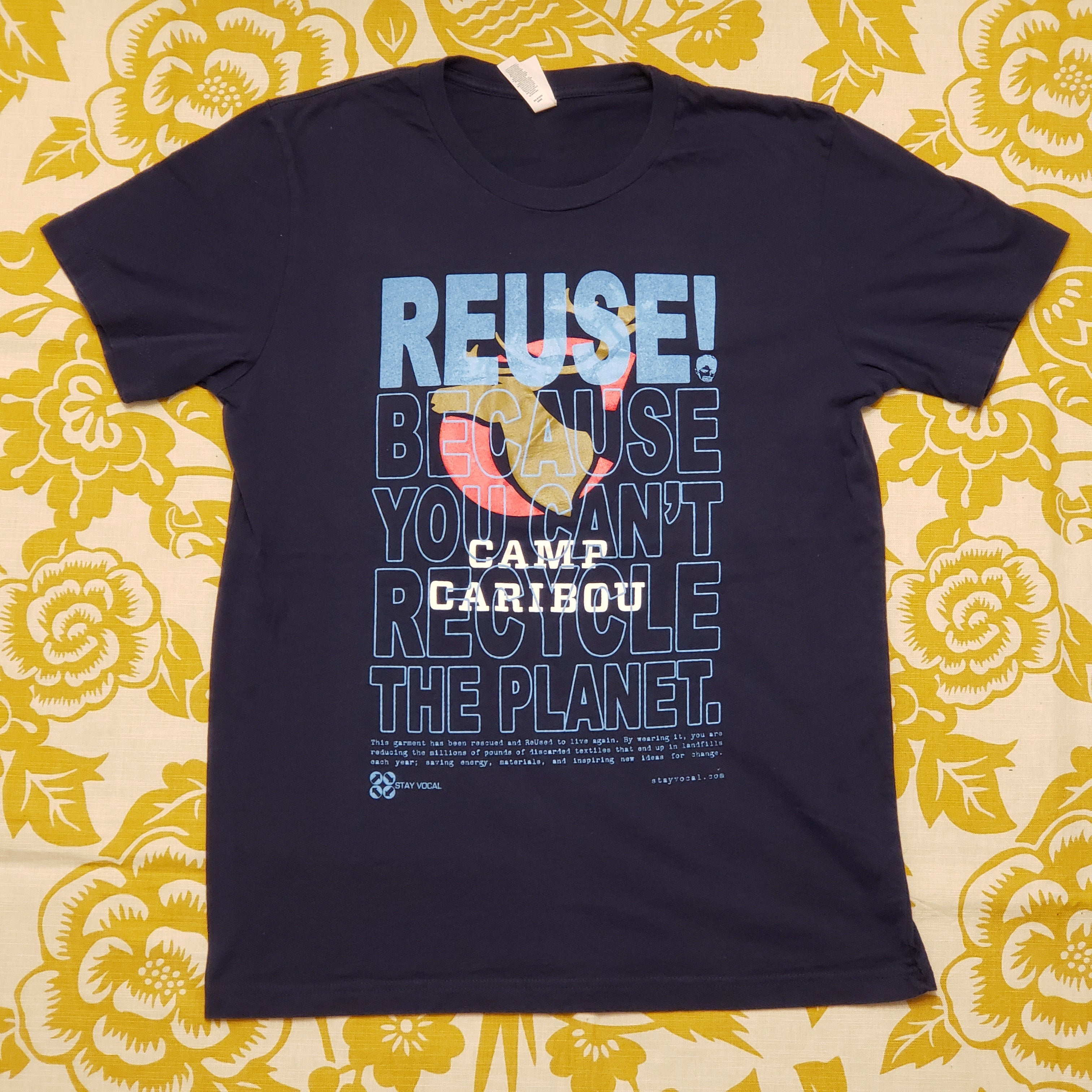 One of a Kind (Men's M) REUSE! Camp Caribou T-Shirt