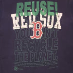 One of a Kind (Men's M) REUSE! Boston Red Sox Baseball Name & Logo 47 T-Shirt