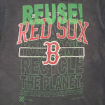 One of a Kind (Men's M) REUSE! Boston Red Sox Baseball Faded Name & Logo T-Shirt