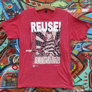 One of a Kind (Men's M) REUSE! Kurt Cobain T-Shirt