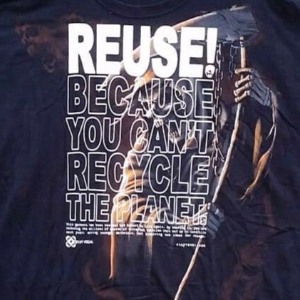 One of a Kind (Men's XXXL) REUSE! Grim Reaper T-Shirt