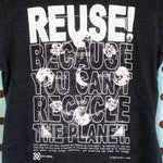 One of a Kind (Women's M) REUSE! To The Moon and Back T-Shirt