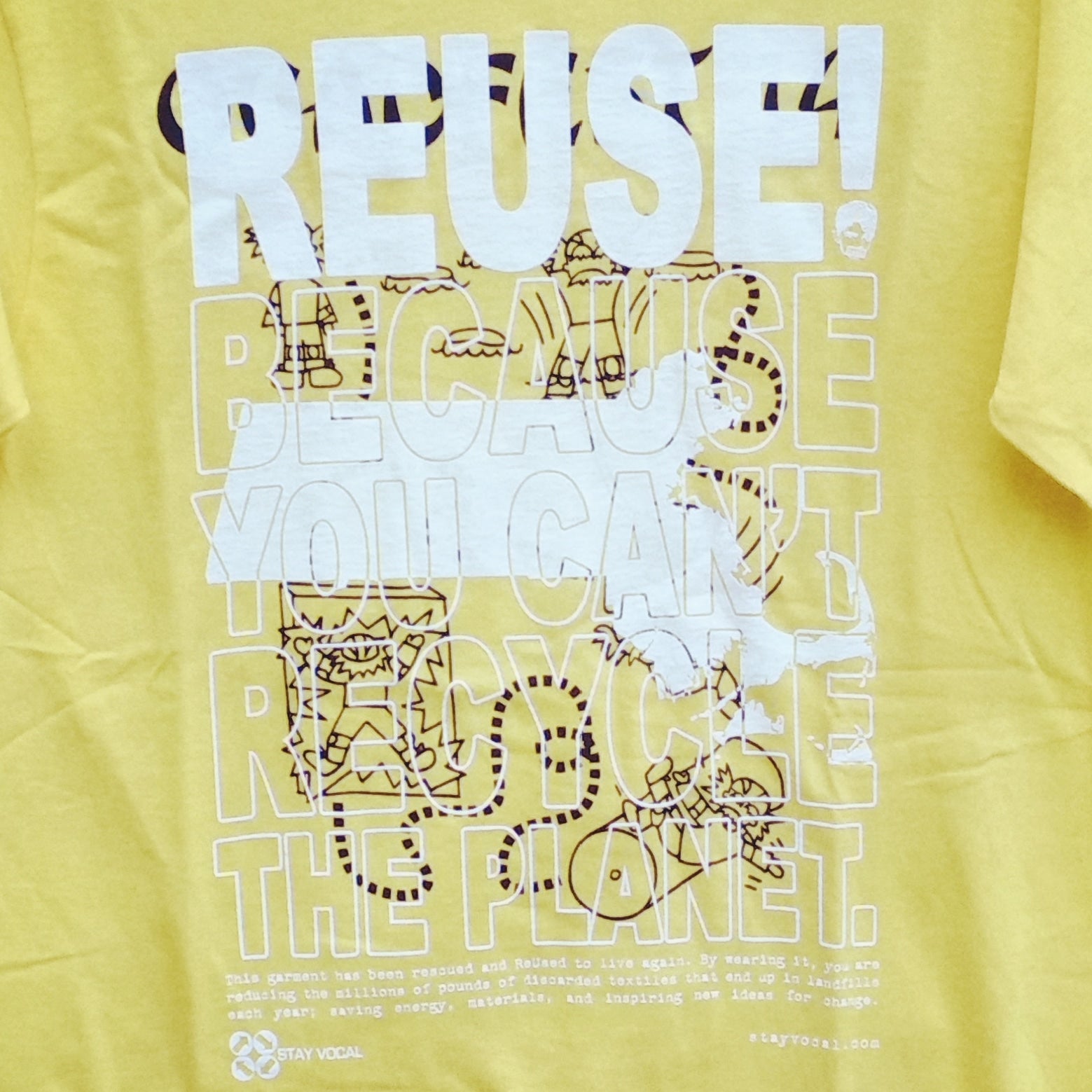 One of a Kind (Men's S) REUSE! Massachusetts Follow The Dude Fest T-Shirt