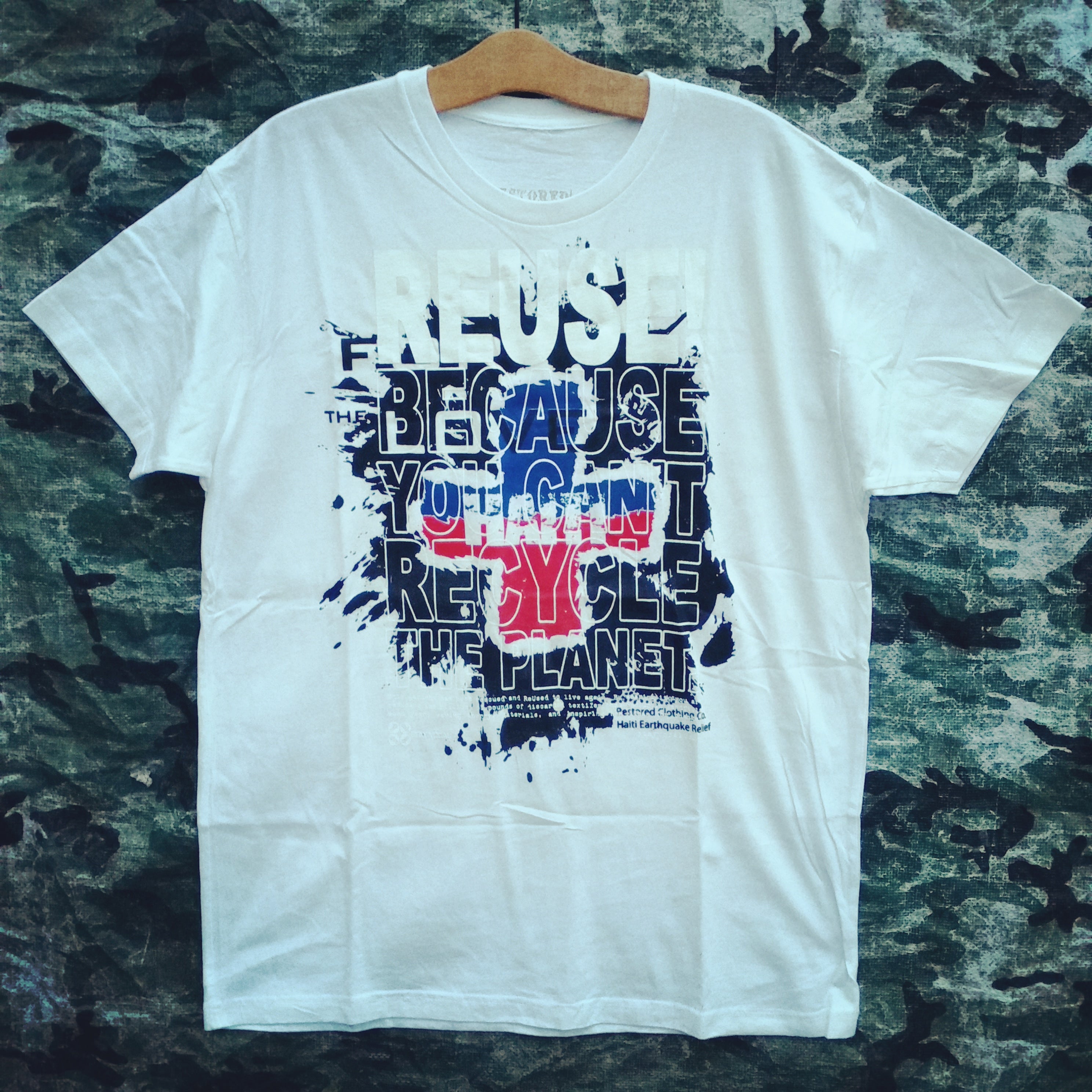 One of a Kind (Men's XL) REUSE! Haiti; For the Love T-Shirt
