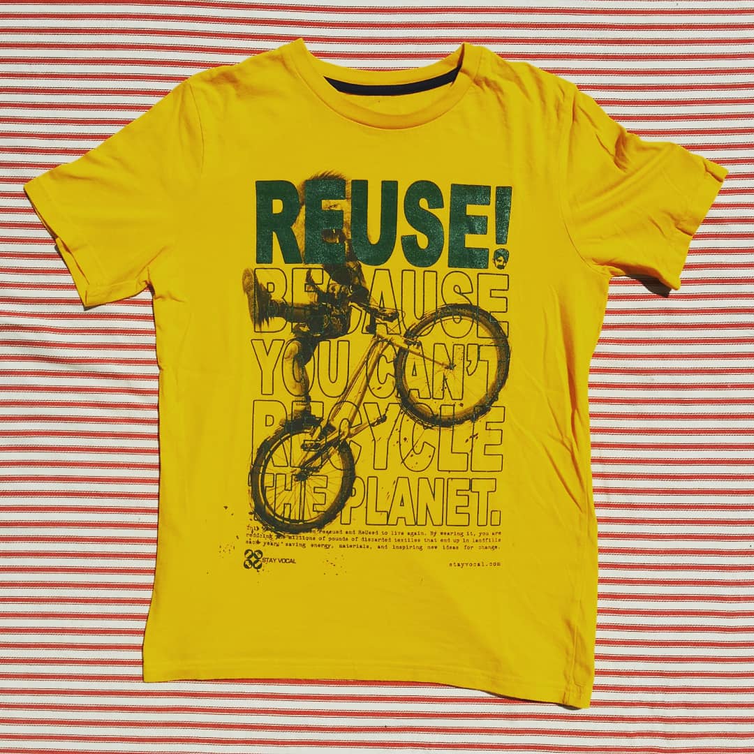 One of a Kind (Kids XL) REUSE! Lion Biker T-Shirt