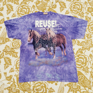 One of a Kind (Men's XXL) REUSE! Galloping Horses T-Shirt
