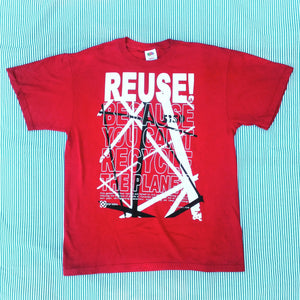 One of a Kind (Men's M) REUSE! Eddie Van Halen T-Shirt
