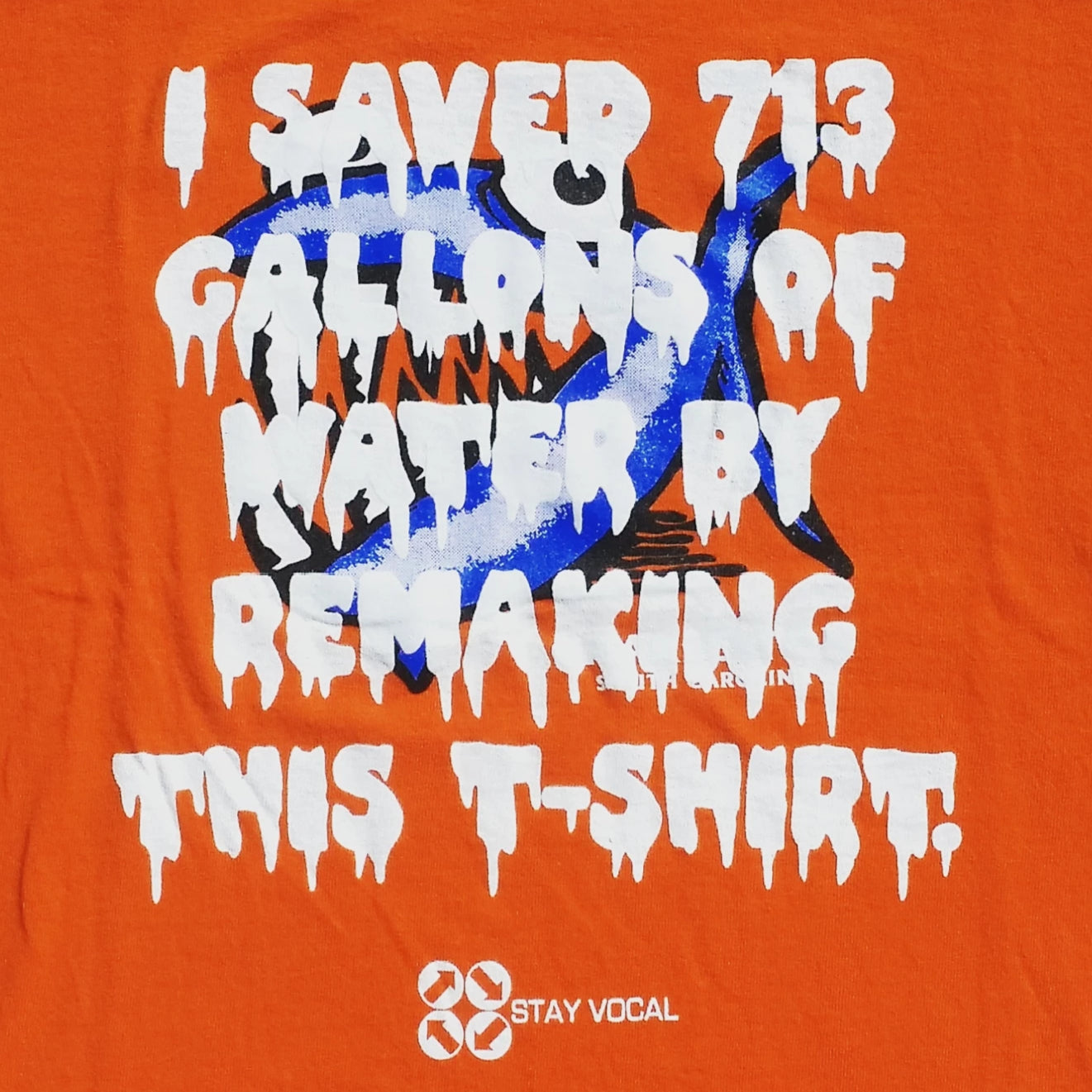 One of a Kind (Kids L) I Saved 713 Crazy Fish T-Shirt