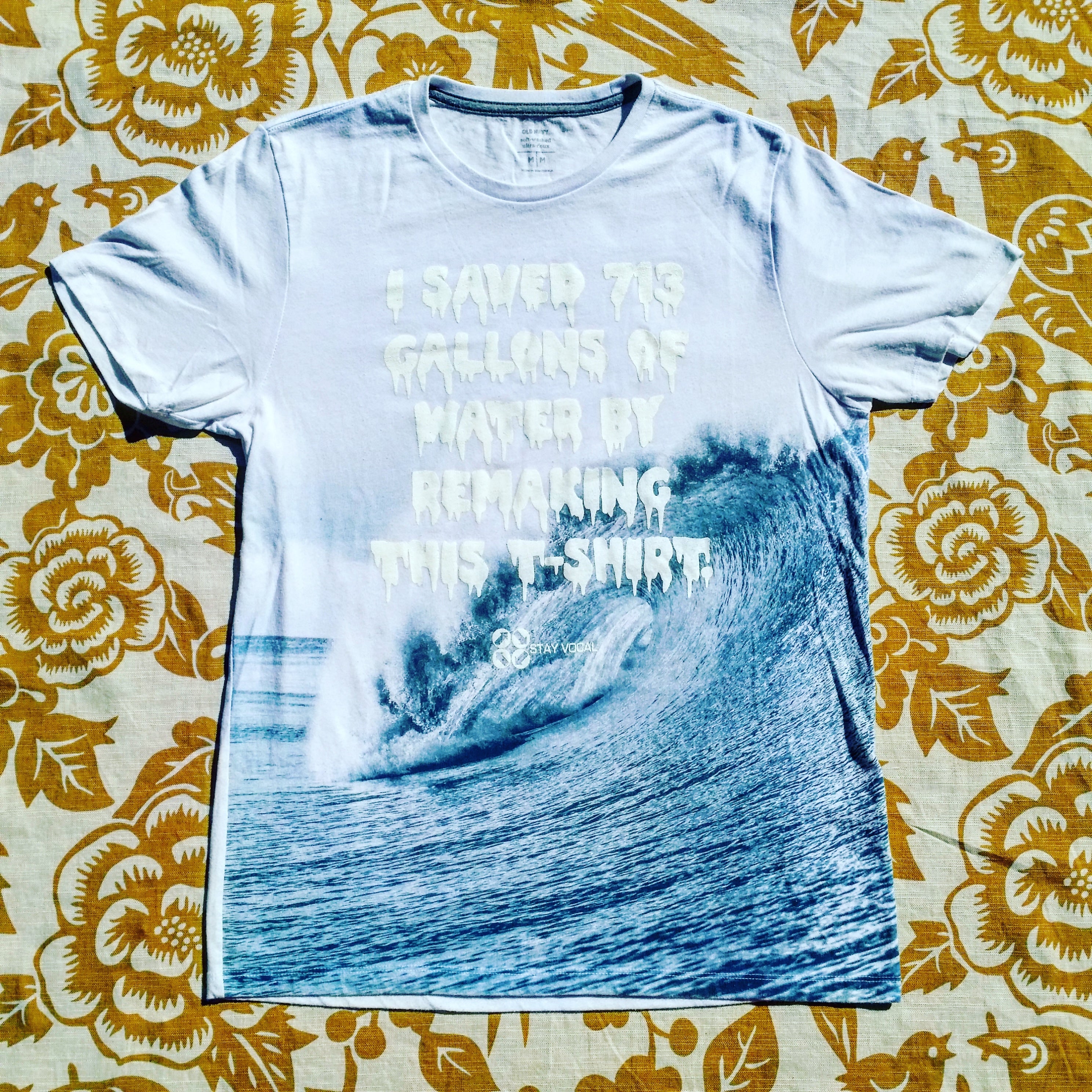 One of a Kind (Men's M) I Saved 713 Waves T-Shirt