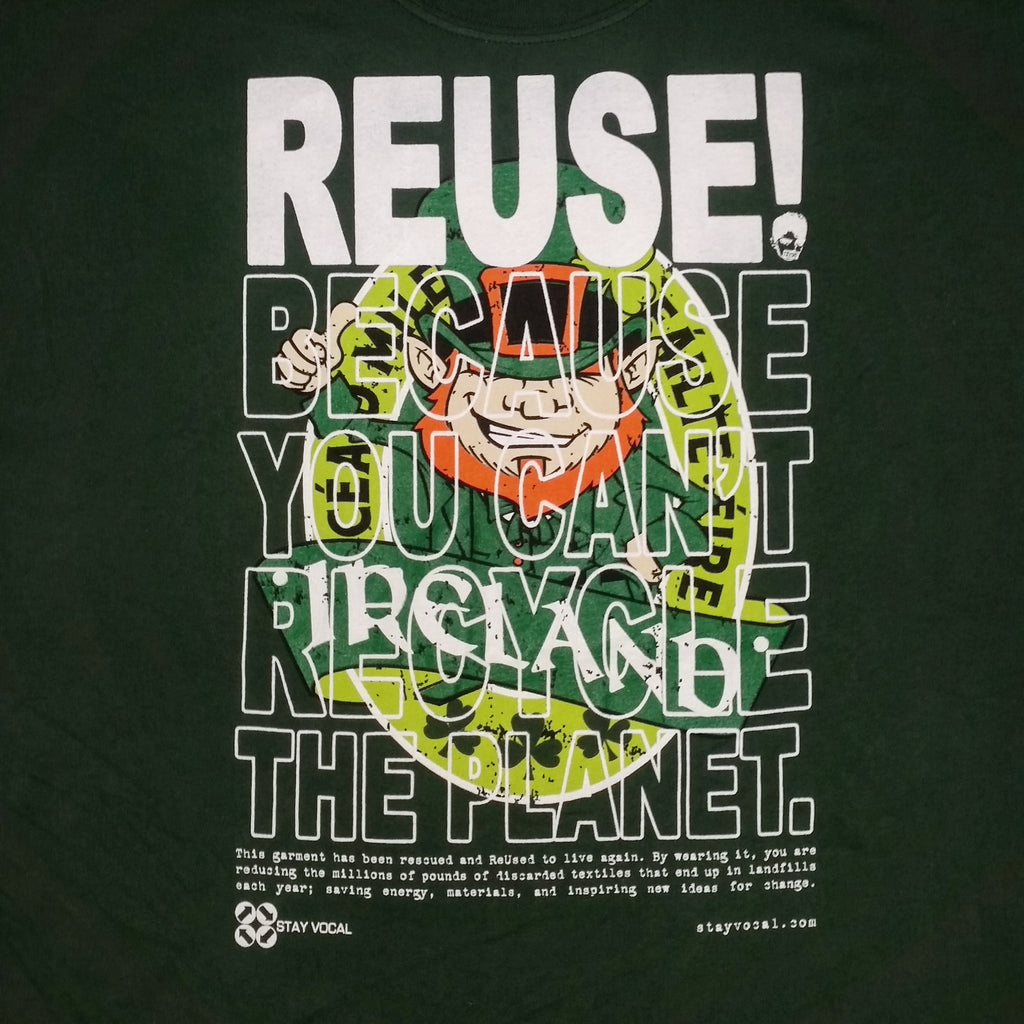 One of a Kind (Men's XXL) REUSE! Ireland Leprechaun T-Shirt