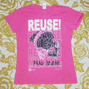 One of a Kind (Women's M) REUSE! Pug Mom T-Shirt