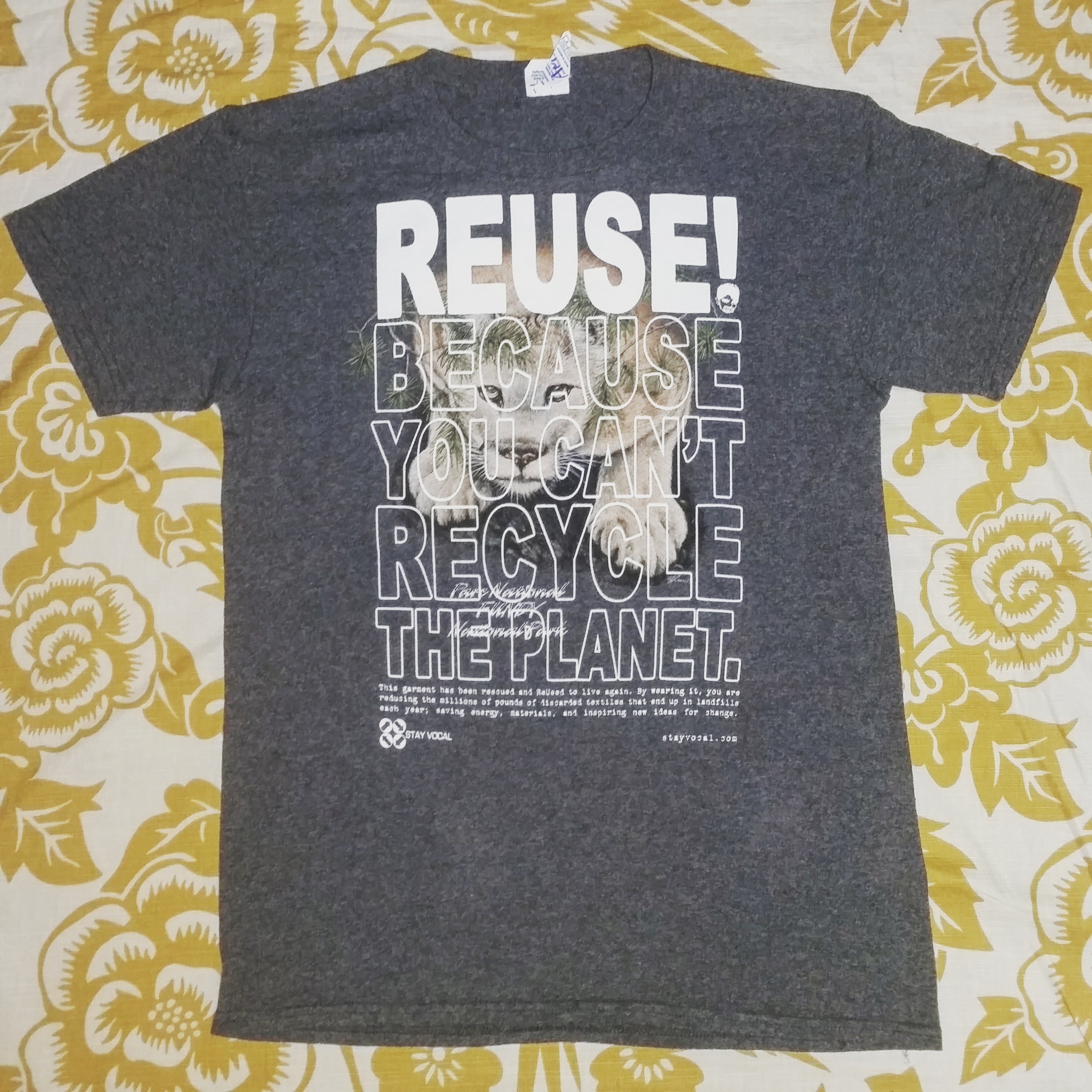 One of a Kind (Men's S) REUSE! Lion Cub T-Shirt