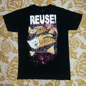 One of a Kind (Men's L) REUSE! Tacocat in Space T-Shirt