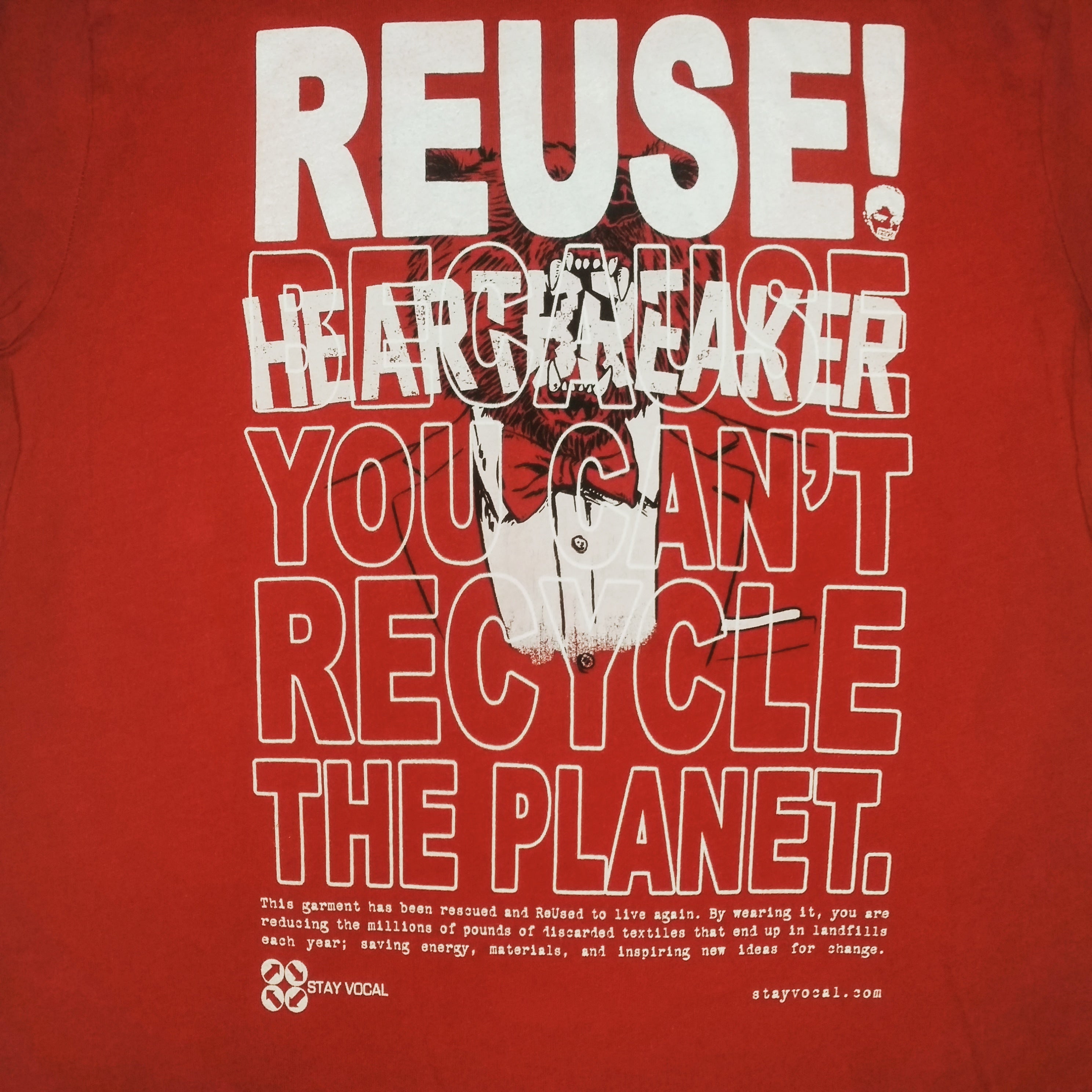 One of a Kind (Kid's XXL) REUSE! Heartbreaking Bear T-Shirt
