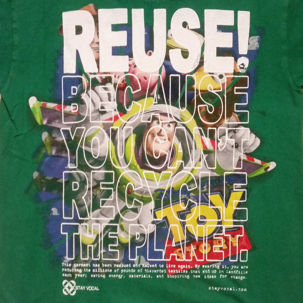 One of a Kind (Kid's S) REUSE! Toy Story Characters T-Shirt
