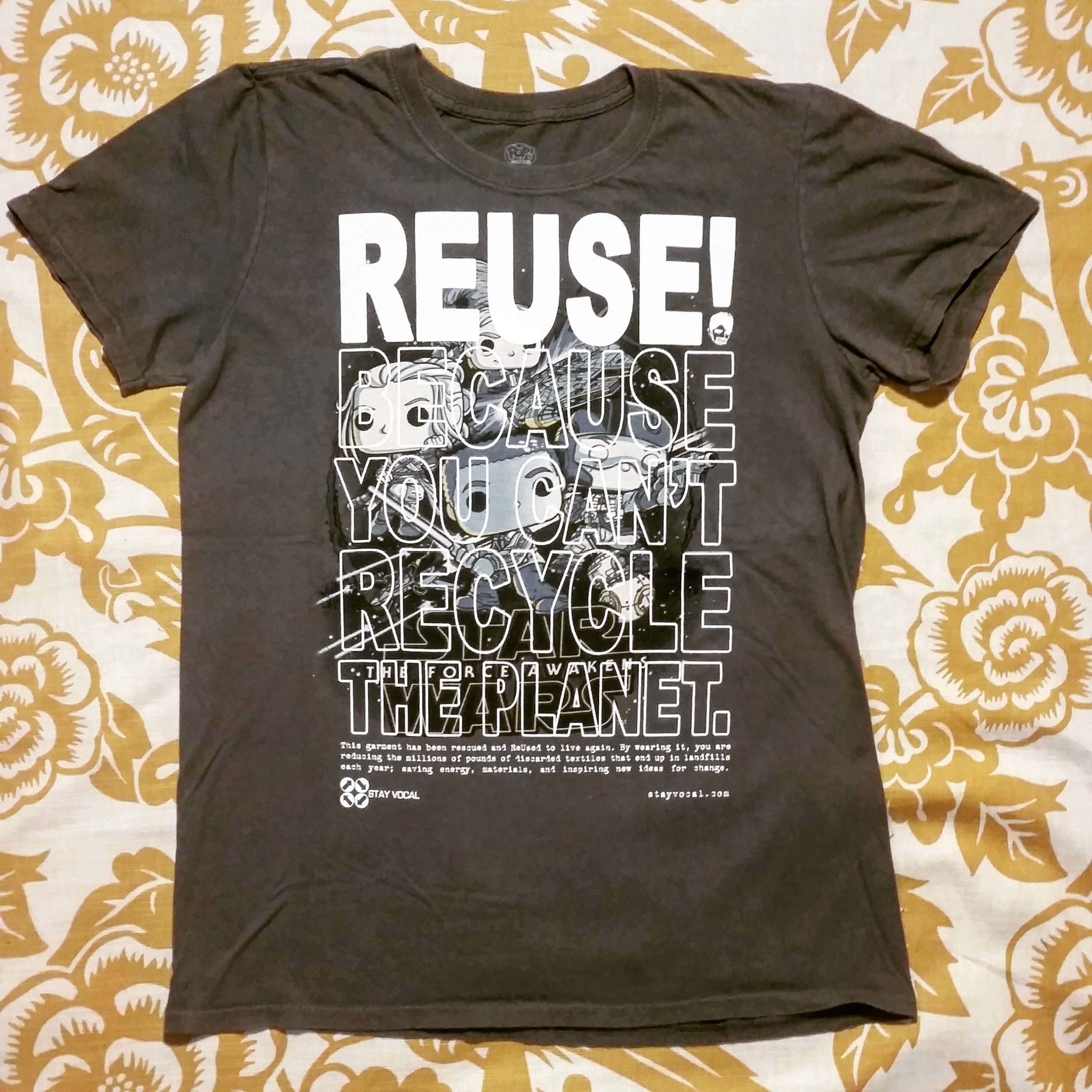 One of a Kind (Men's XS) REUSE! Star Wars: The Force Awakens T-Shirt
