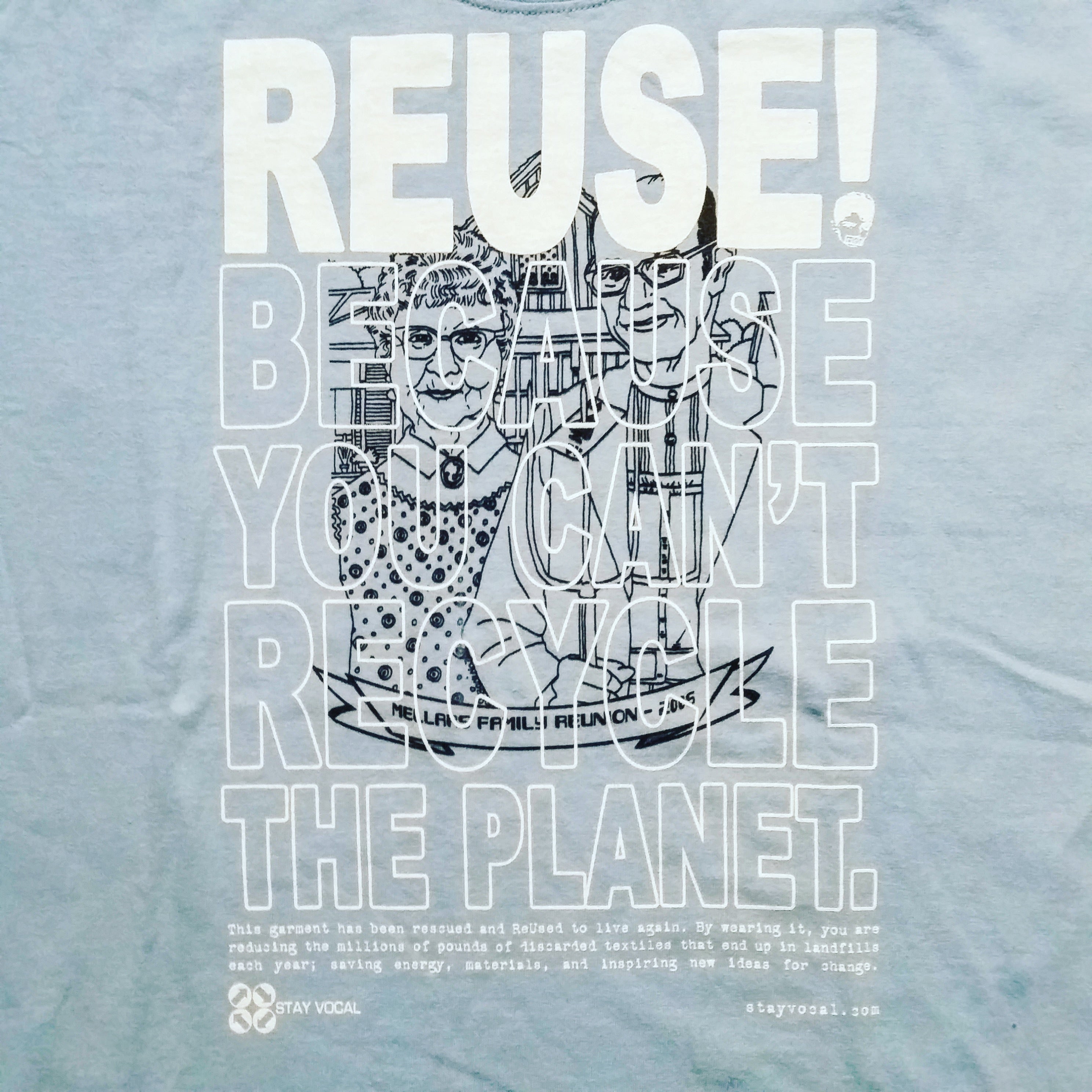 One of a Kind (Men's L) REUSE! Mellare Family Reunion 2005 T-Shirt