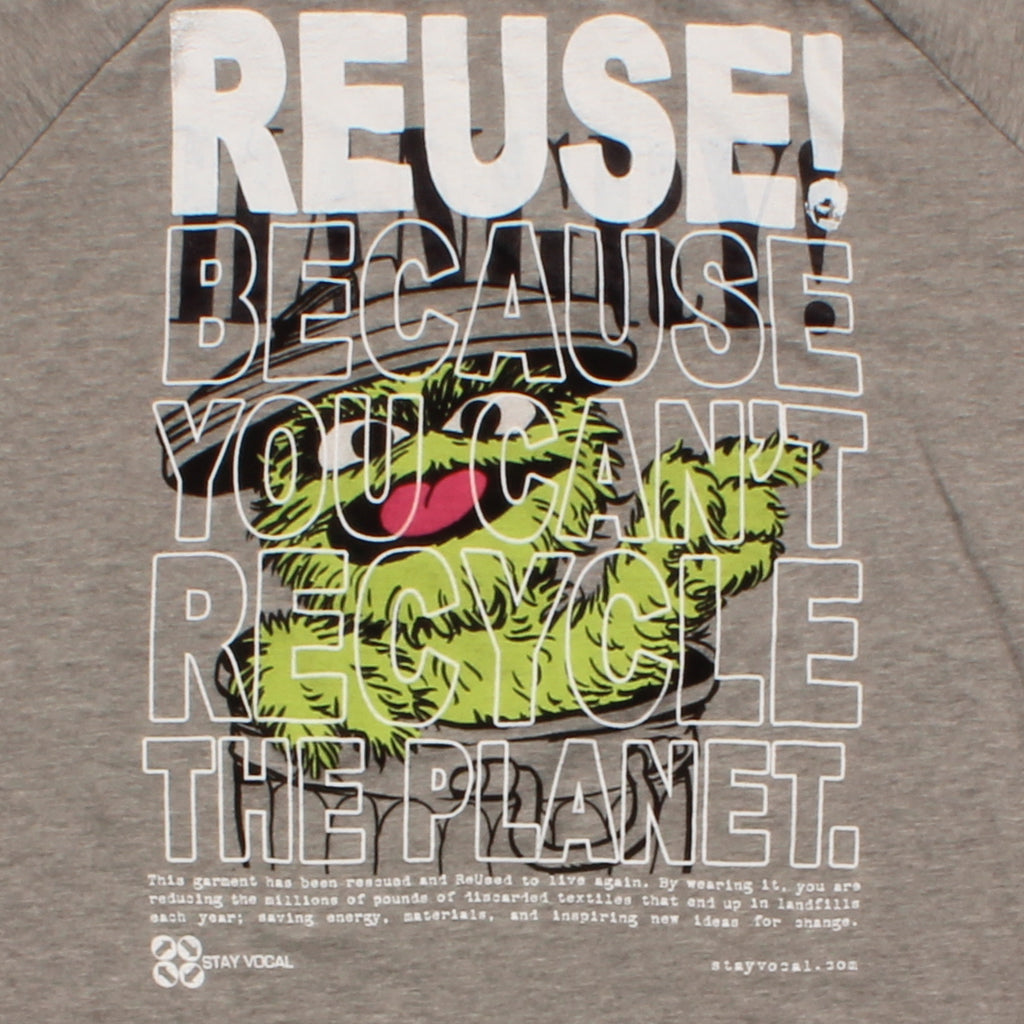 One of a Kind (Women's L/XL) REUSE! Oscar The Grouch Hangry T-Shirt