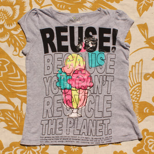 One of a Kind (Girl's XS) REUSE! Ice Cream Sundae T-Shirt