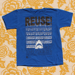 One of a Kind (Kid's M) REUSE! Jaws Theme Music T-Shirt