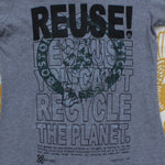 One of a Kind (Women's L) REUSE! Boston Celtics Logo Grey T-Shirt