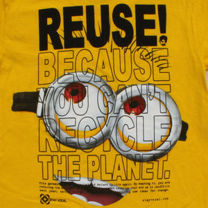 One of a Kind (Men's S) REUSE! Minion Looking Up T-Shirt