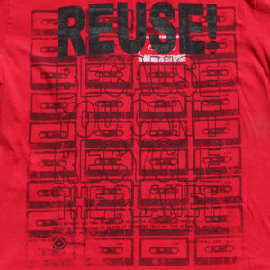 One of a Kind (Men's S) REUSE! Old Cassette Tapes T-Shirt