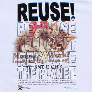 One of a Kind (Men's L) REUSE! Do The Mouse Work, Kitten T-Shirt