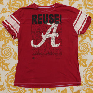 One of a Kind (Men's L) REUSE! University of Alabama Logo T-Shirt