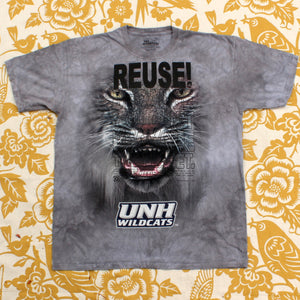 One of a Kind (Men's XL) REUSE! University of New Hampshire Wildcats T-Shirt