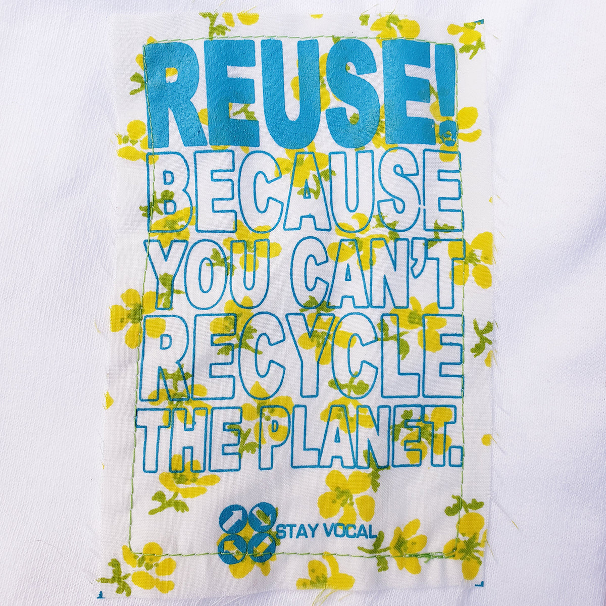 REUSE! Pocket Patch Long Sleeve T-Shirt