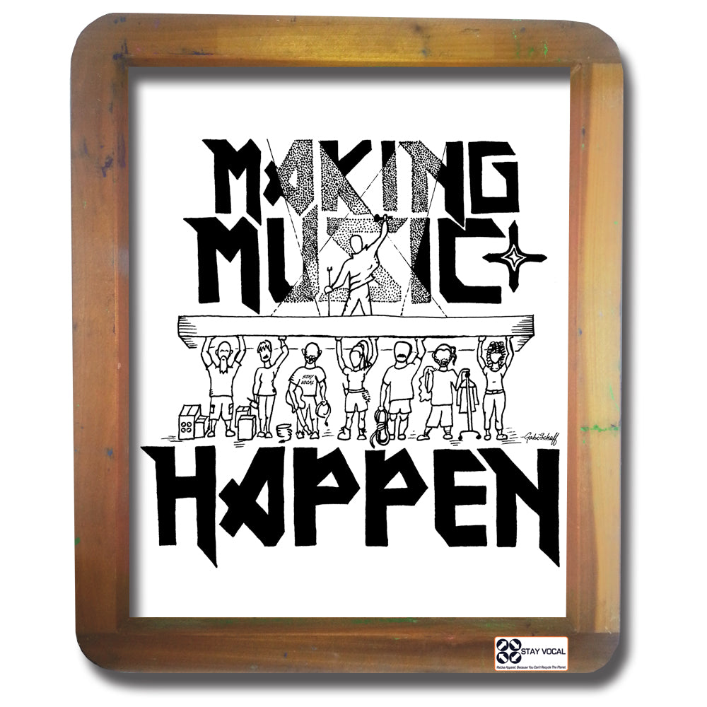 One of a Kind (Men's M) Making Music Happen Roger Daltrey T-Shirt
