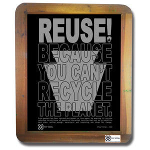 REUSE! Because You Can't Recycle The Planet. Pennsylvania Crewneck Sweatshirt